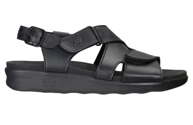 SAS Women's Huggy Sandal BLACK