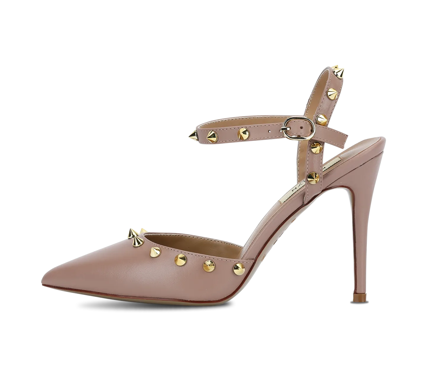 Studded High Heel Slingbacks