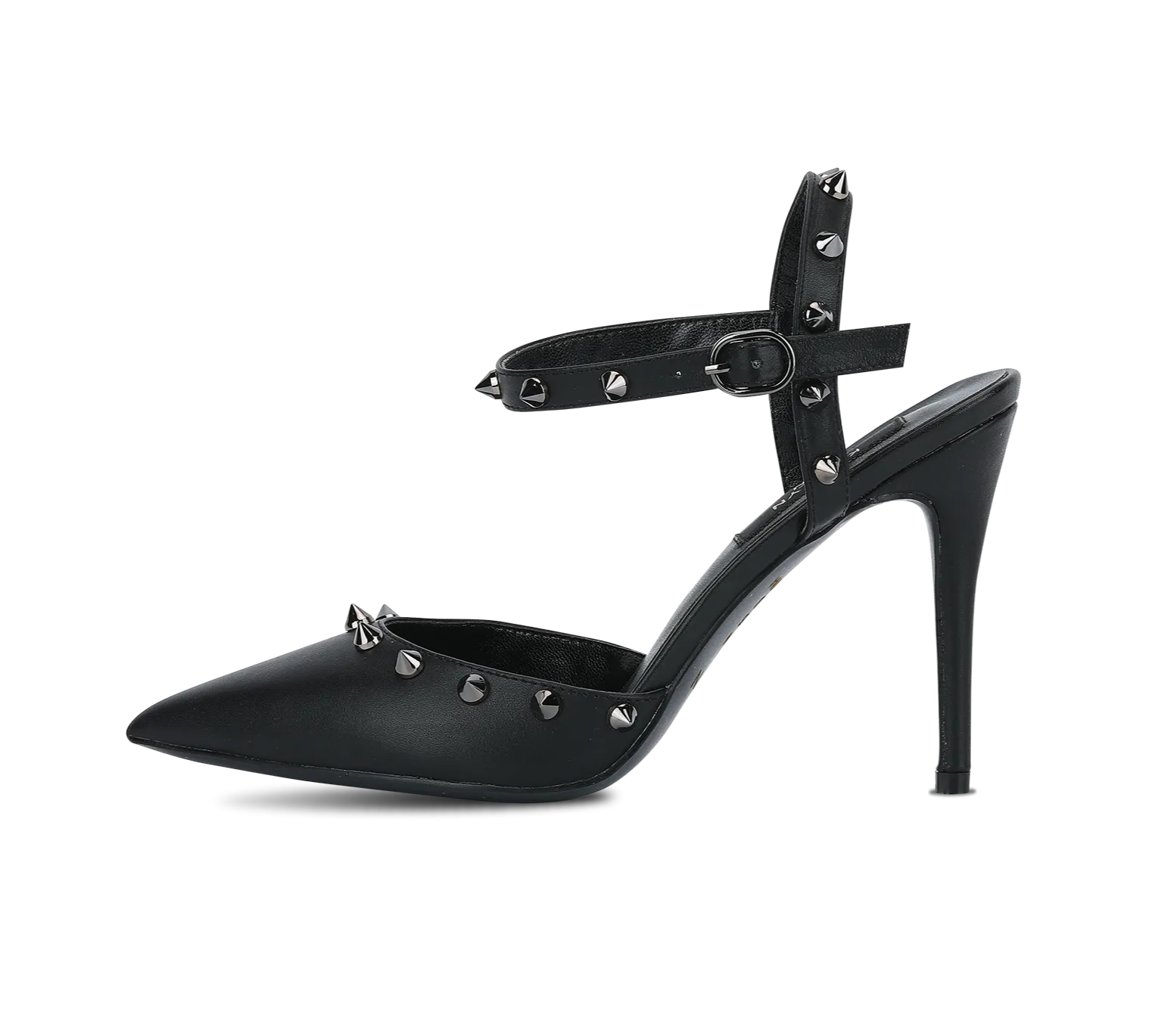 Studded High Heel Slingbacks