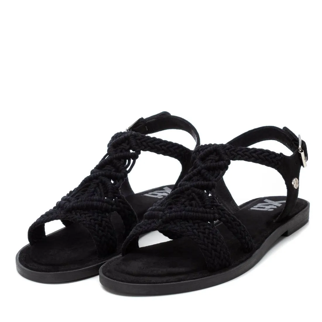 Tala Black Sandals