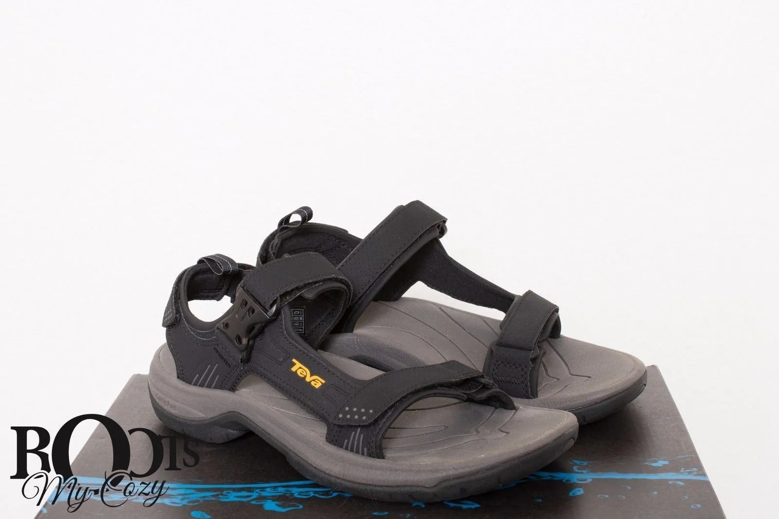 Teva Holliway Black Sandals