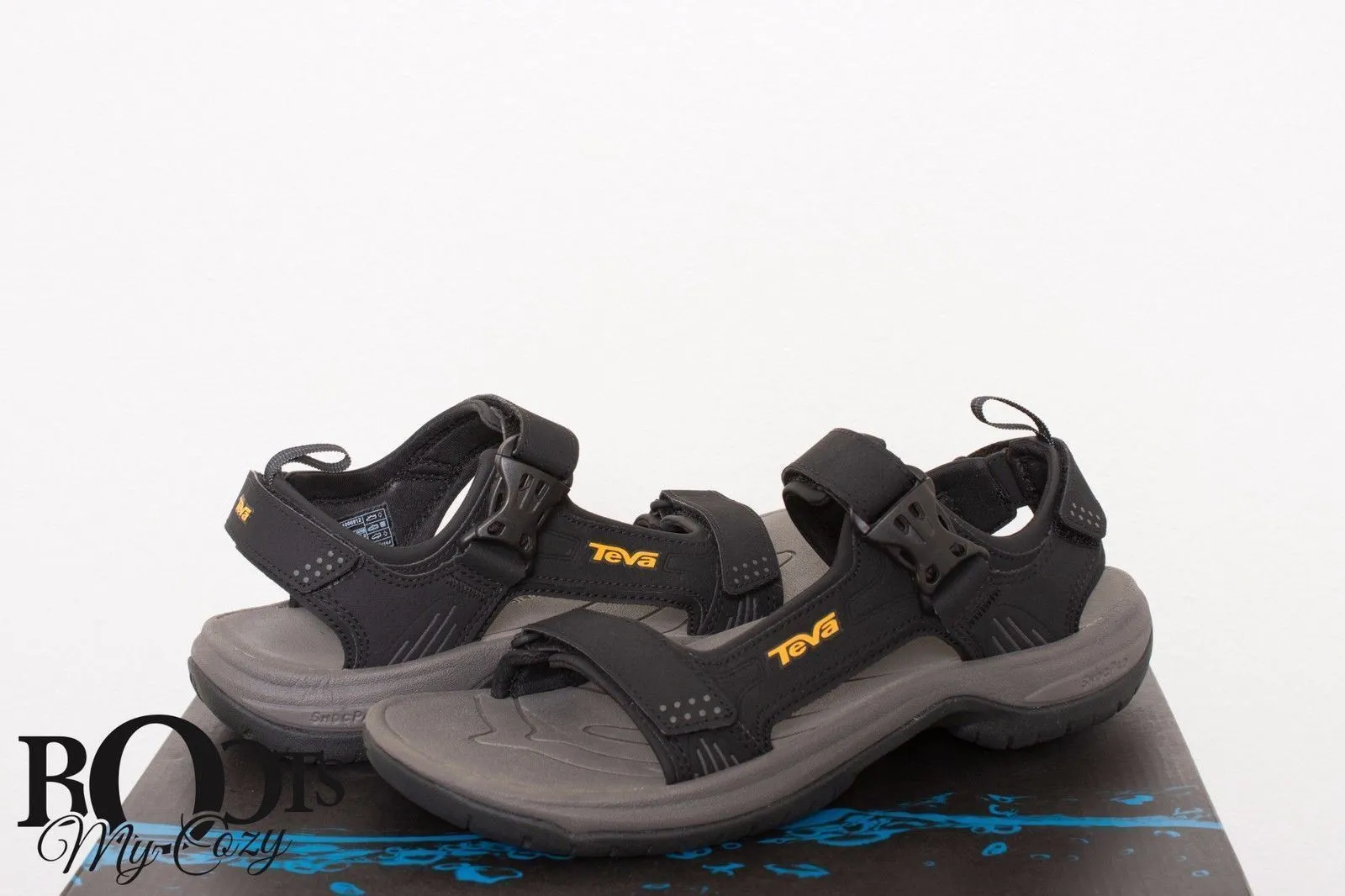 Teva Holliway Black Sandals