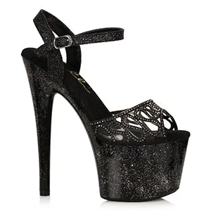 Unity-709 Glitzy Sparkle Platform Sandals