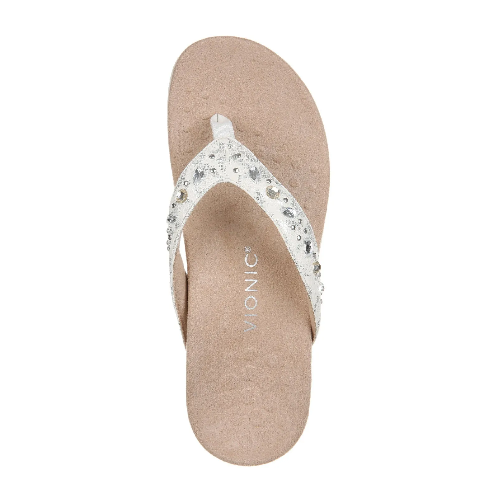 Vionic Lucia Sandal (Women) - White Leopard Snake Syn