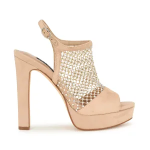 Wohmah Peep Toe Platform Sandals