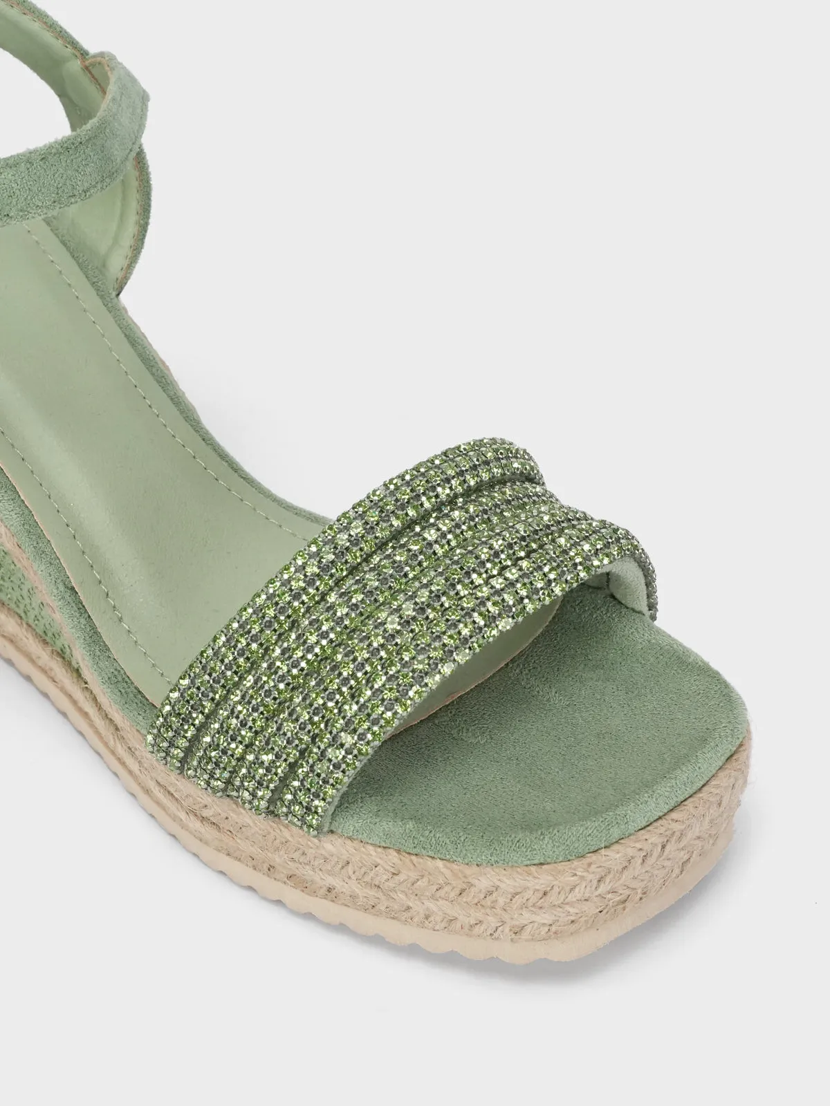 Womens "ROSINA" Wedge Comfy Sandals